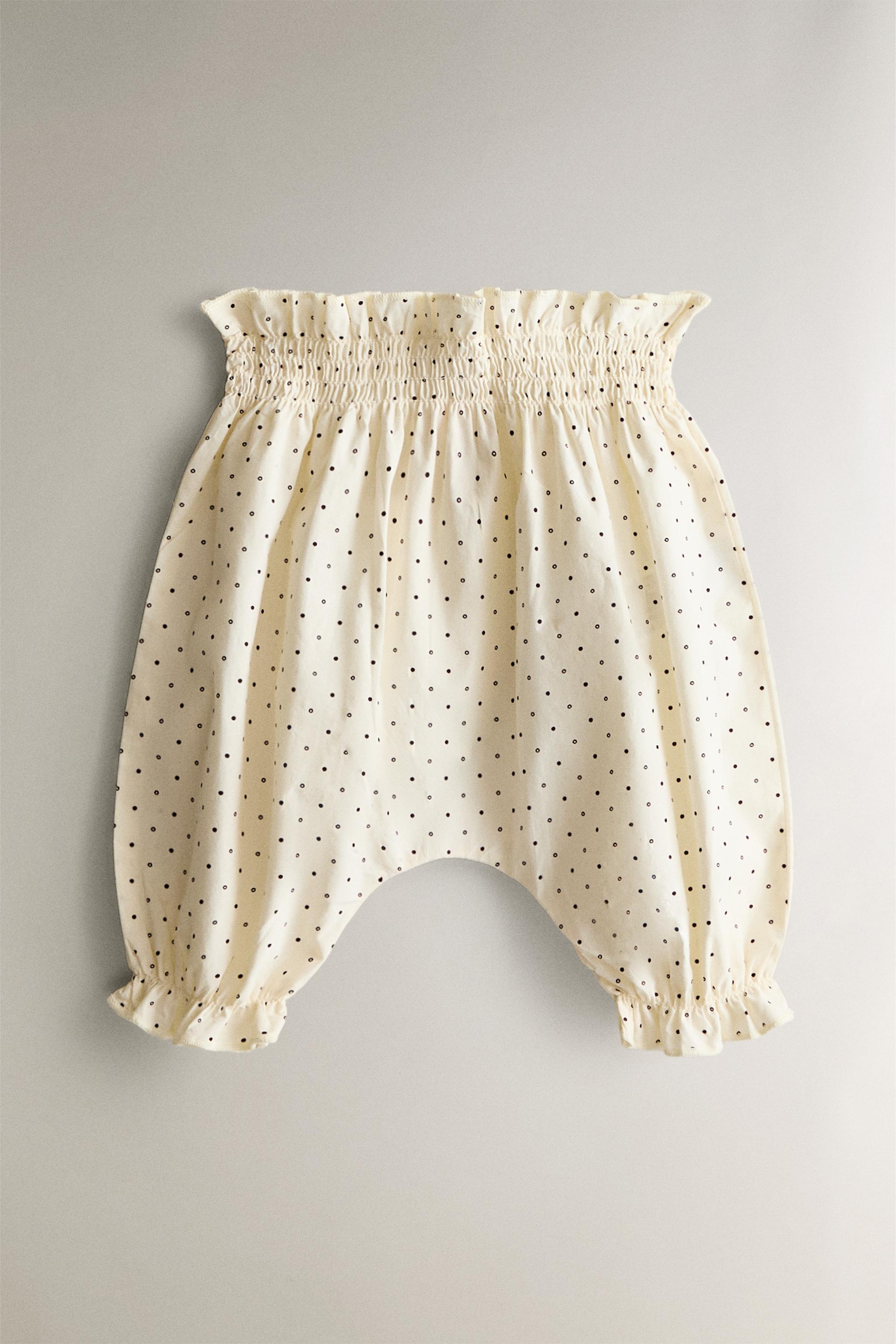 PANTALON BLOOMER BÉBÉ POIS